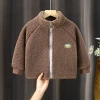 Children's lamb fleece coat with fleece coat, the same style for boys and girls, new autumn and winter baby warm children's clothing, children's trend Application Scenario